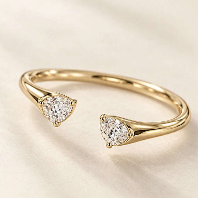 Open Pear Cuff