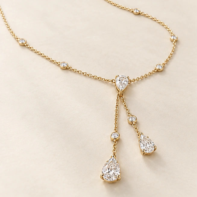 Pear Drop Lariat