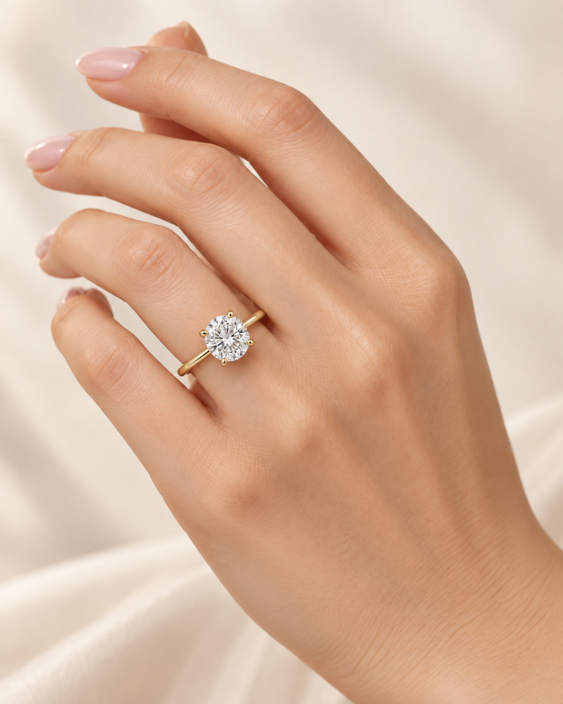 Round Brilliant Solitaire Ring