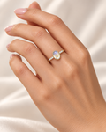 Luna Moonstone & Diamond Accent Ring