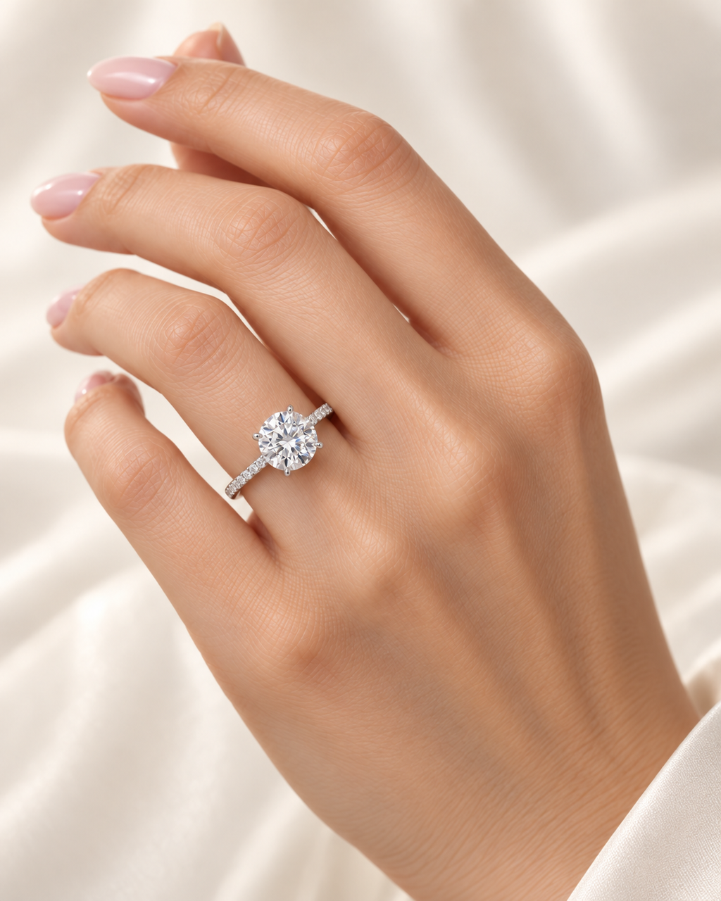 Lumière Solitaire Ring