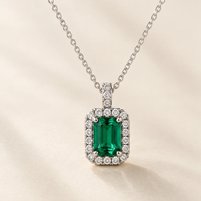 Green Halo Pendant